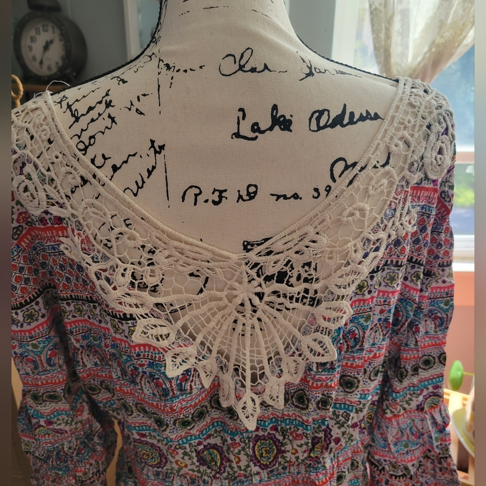 Ladies Multi Color Dress - Picture 4 of 5